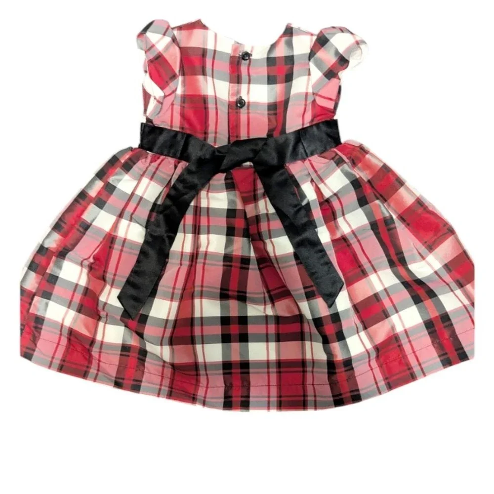Carter's Holiday Plaid Dress Size 12 Months